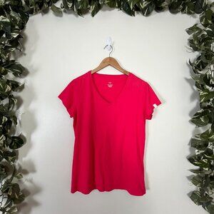Arc’teryx Athletic Short Sleeve V-Neck Shirt Graphic Pink Women’s Size L